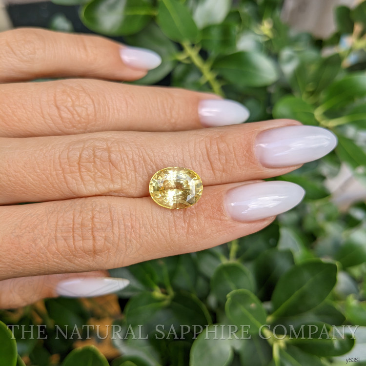 5.76 Ct. Yellow Sapphire from Ceylon (Sri Lanka)
