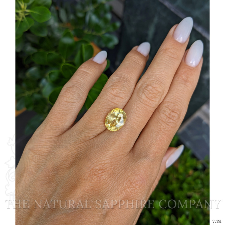 5.76 Ct. Yellow Sapphire from Ceylon (Sri Lanka)