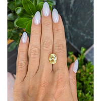 5.76 Ct. Yellow Sapphire from Ceylon (Sri Lanka) Life Style