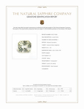 1.34 Ct. Yellow Sapphire from Ceylon (Sri Lanka) Scan Report