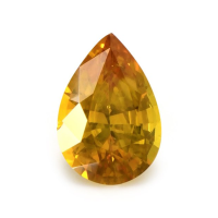 0.56 Ct. Orangish Yellow Sapphire from Ceylon (Sri Lanka) Video