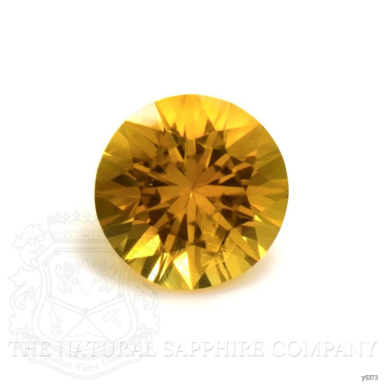 0.58 Ct. Yellow Sapphire from Ceylon (Sri Lanka)