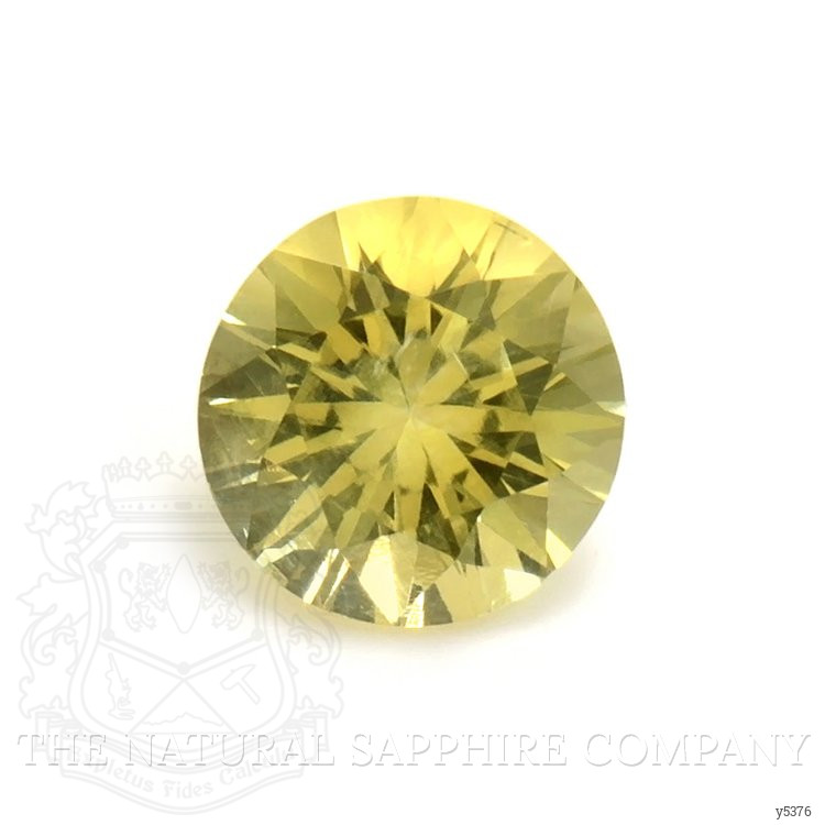 0.68 Ct. Yellow Sapphire from Ceylon (Sri Lanka)