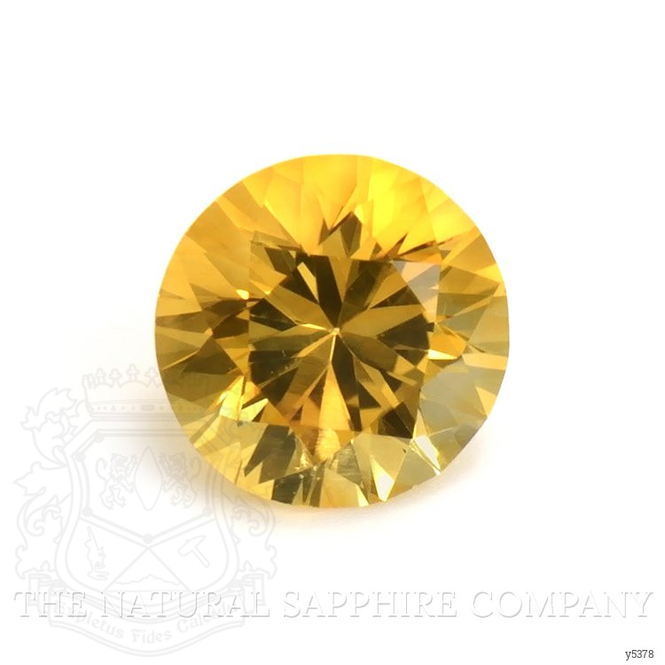 0.77 Ct. Yellow Sapphire from Ceylon (Sri Lanka)