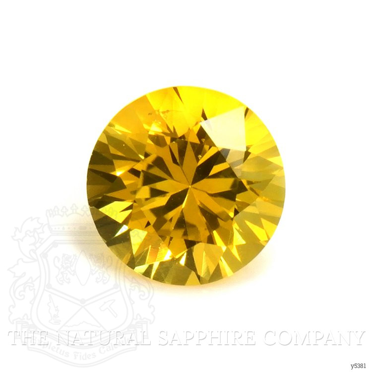 0.81 Ct. Yellow Sapphire from Ceylon (Sri Lanka)