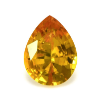 0.81 Ct. Yellowish Orange Sapphire from Ceylon (Sri Lanka) Video