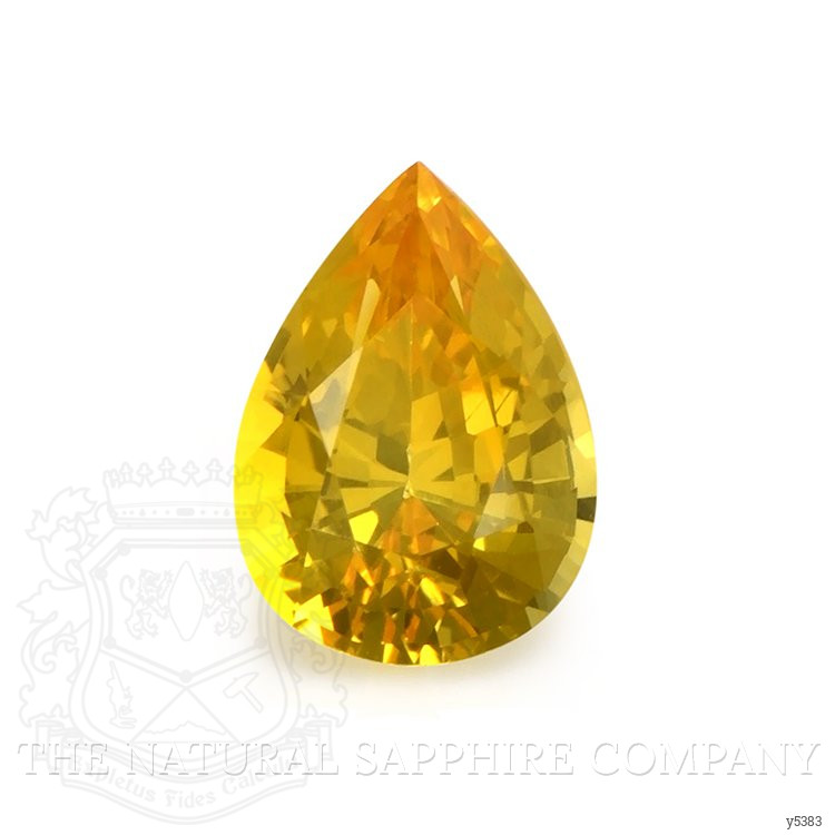 0.87 Ct. Yellow Sapphire from Ceylon (Sri Lanka)