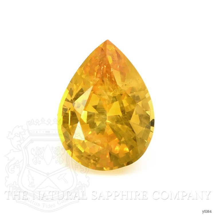 0.88 Ct. Yellow Sapphire from Ceylon (Sri Lanka)