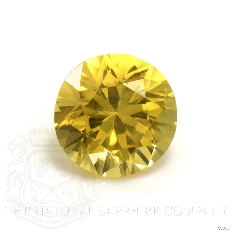 0.88 Ct. Yellow Sapphire from Ceylon (Sri Lanka)