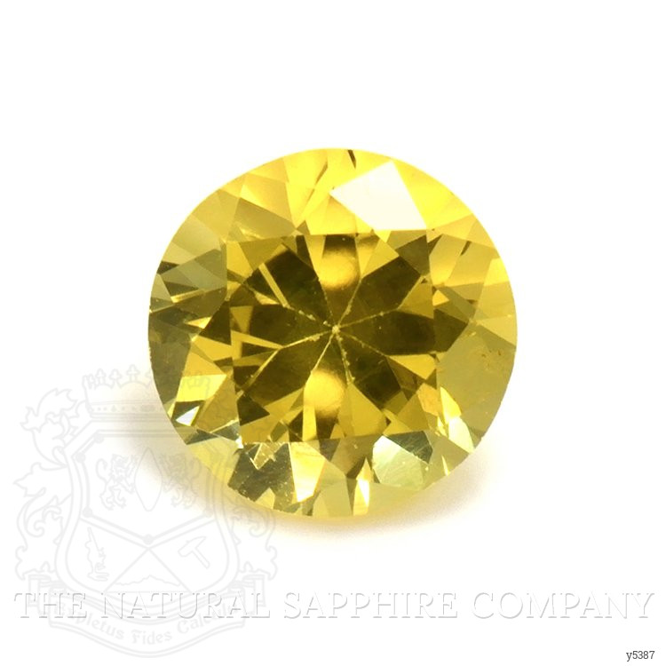 0.97 Ct. Yellow Sapphire from Ceylon (Sri Lanka)