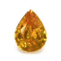 0.98 Ct. Yellowish Orange Sapphire from Ceylon (Sri Lanka) Video