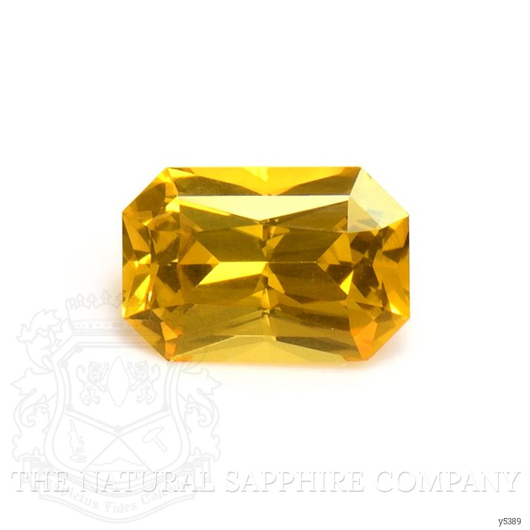 0.58 Ct. Yellow Sapphire from Ceylon (Sri Lanka)
