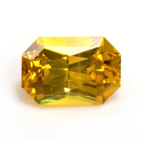 0.71 Ct. Yellowish Orange Sapphire from Ceylon (Sri Lanka) Video