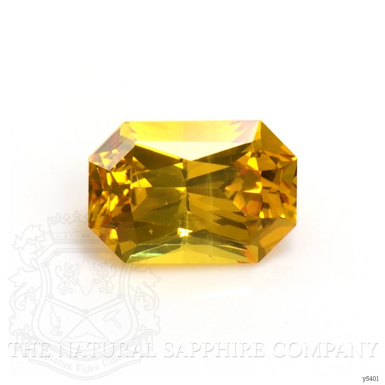 0.71 Ct. Yellowish Orange Sapphire from Ceylon (Sri Lanka)