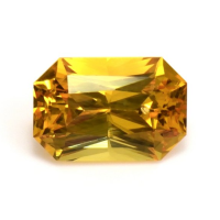 0.72 Ct. Yellowish Orange Sapphire from Ceylon (Sri Lanka) Video