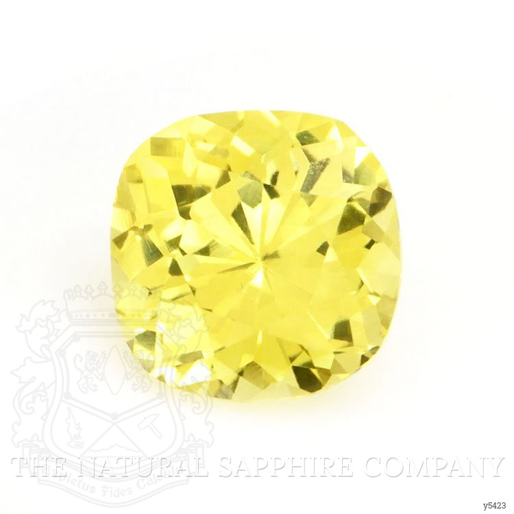 0.65 Ct. Yellow Sapphire from Ceylon (Sri Lanka)