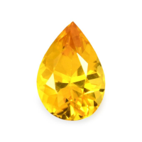 0.79 Ct. Orangish Yellow Sapphire from Ceylon (Sri Lanka) Video