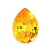 0.78 Ct. Orangish Yellow Sapphire from Ceylon (Sri Lanka) Video
