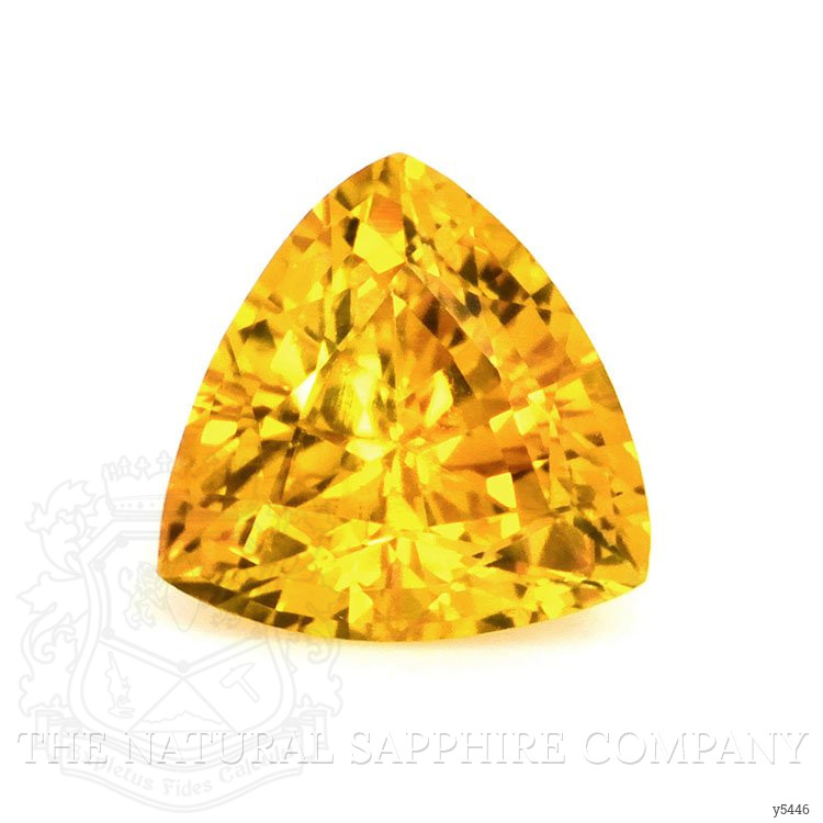 0.86 Ct. Yellowish Orange Sapphire from Ceylon (Sri Lanka)