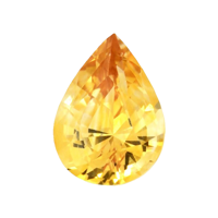 0.87 Ct. Orangish Yellow Sapphire from Ceylon (Sri Lanka) Video