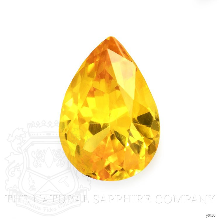 1.04 Ct. Orangish Yellow Sapphire from Ceylon (Sri Lanka)