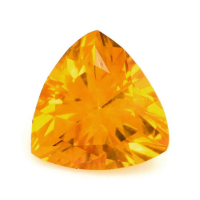 0.69 Ct. Yellowish Orange Sapphire from Ceylon (Sri Lanka) Video