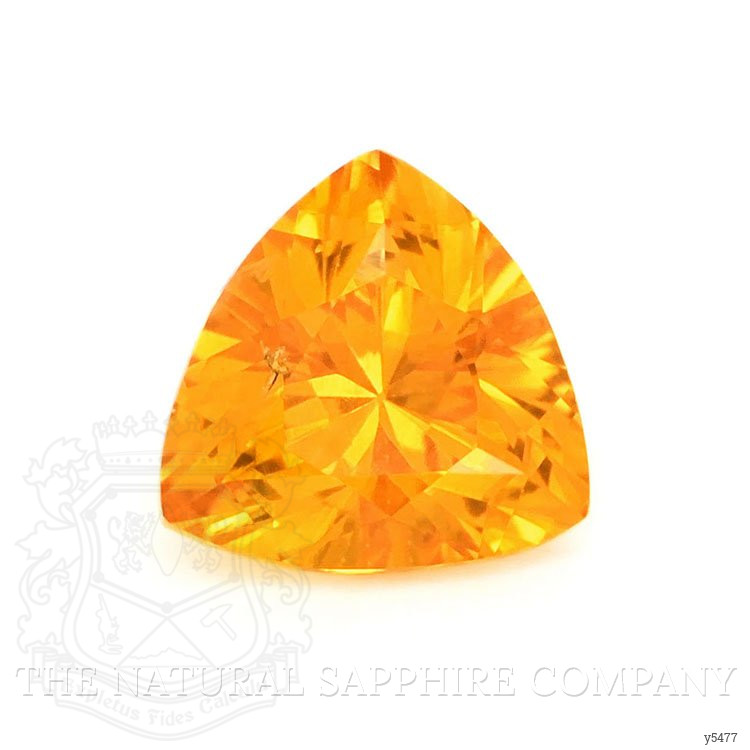 0.79 Ct. Yellowish Orange Sapphire from Ceylon (Sri Lanka)