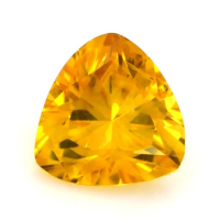 0.58 Ct. Yellowish Orange Sapphire from Ceylon (Sri Lanka) Video