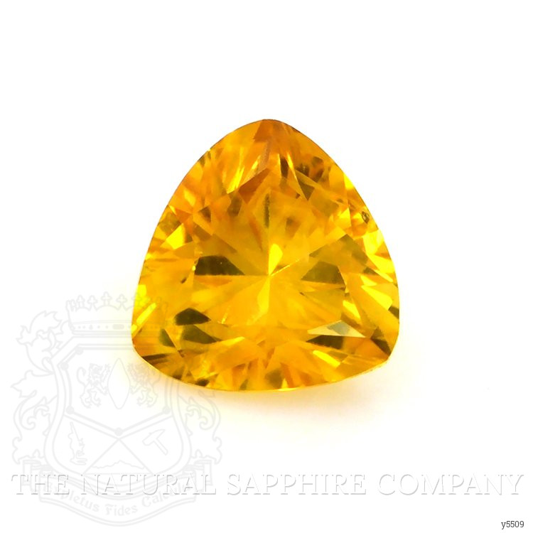 0.58 Ct. Yellowish Orange Sapphire from Ceylon (Sri Lanka)