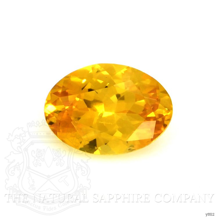 0.65 Ct. Yellow Sapphire from Ceylon (Sri Lanka)