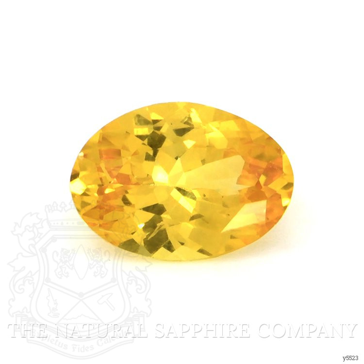 0.84 Ct. Yellow Sapphire from Ceylon (Sri Lanka)